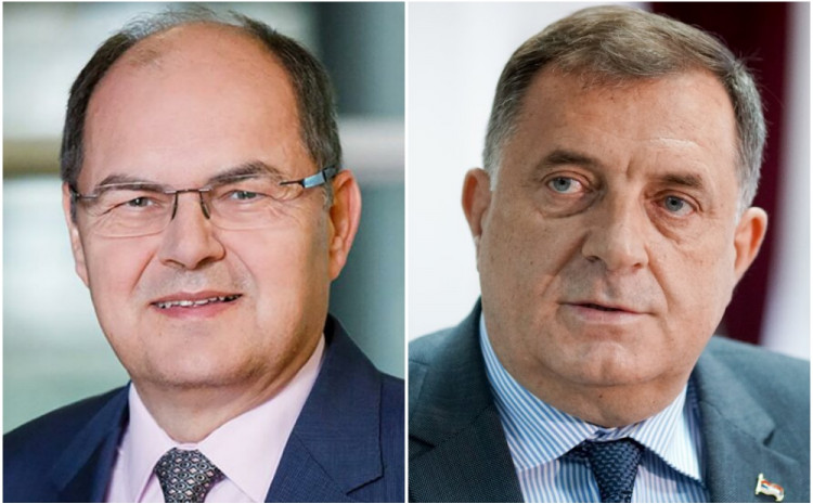 Kristijan Šmit i Milorad Dodik
