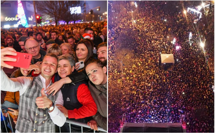 Stanivuković je pravio i selfieje sa posjetiteljima na Trgu Krajine
