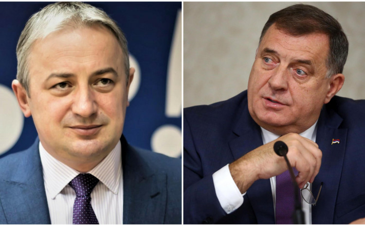 Borenović je pitao Dodika sa kojim Kristijanom Šmitom misli da se ne treba razgovarati