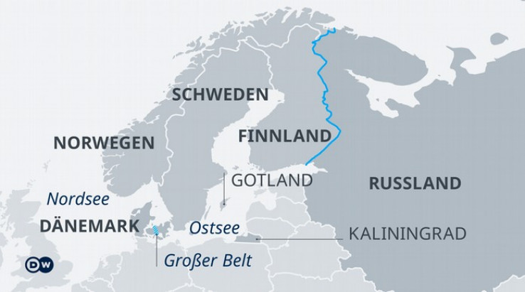 Mapa Skandinavije