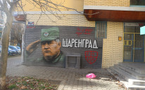 Mural posvećen ratnom zločincu Ratku Mladiću