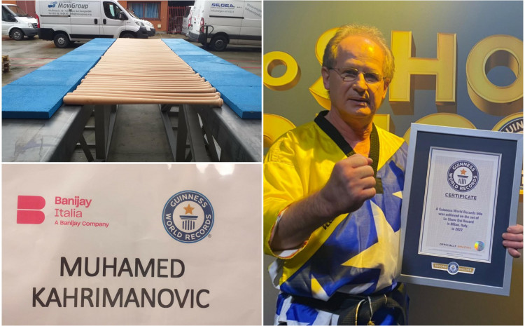 Bosanac Muhamed Kahrimanović, vlasnik 12 Ginisovih rekorda