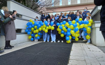Podrška za Ukrajinu ispred Opće bolnice