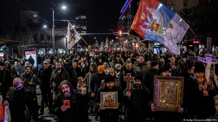 Proruske demonstracije u Beogradu