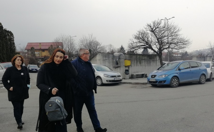 Arijana i Muriz Memić prilikom dolaska na Sud