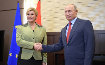 Grabar-Kitarović i Putin na jednom od ranijih sastanaka