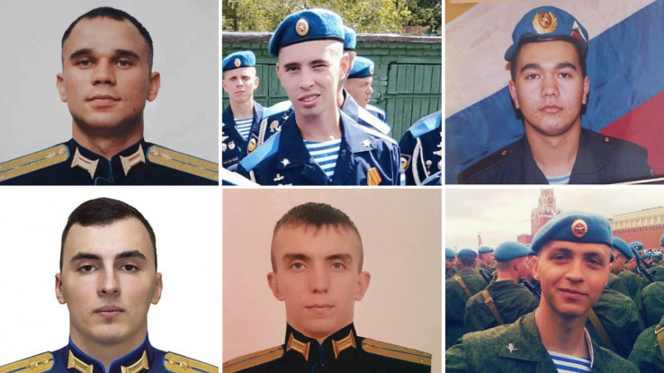 Neki od 39 ruskih vojnika iz 331. puka za koje se zna da su poginuli