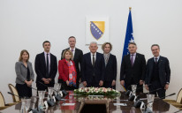 Džaferović i Komšić sa ambasadorima OSCE-a