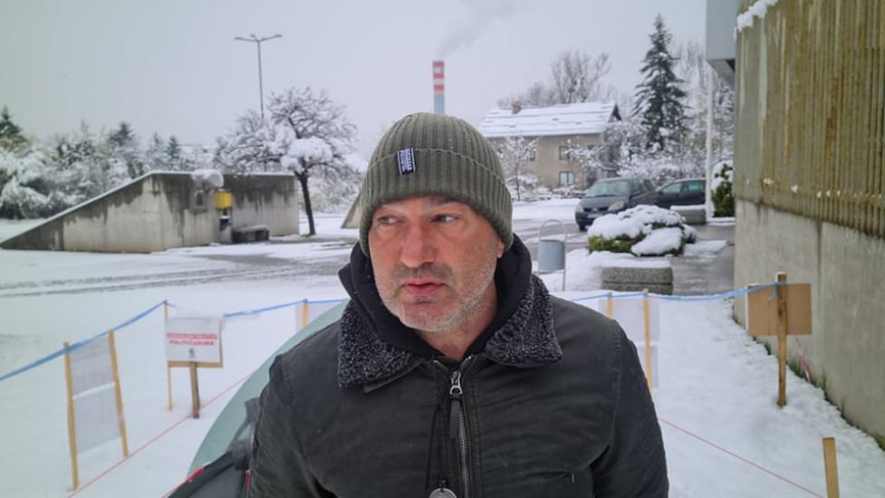 Davor Dragičević, otac ubijenog Davida Dragičevića koji već 15 dana kampuje ispred Tužilaštva BiH