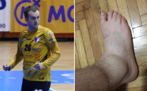 Edin Halilović povrijeđen branio na utakmici protiv Slobode