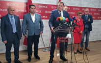 Petar Đokić, Nenad Stevandić i Milorad Dodik 
