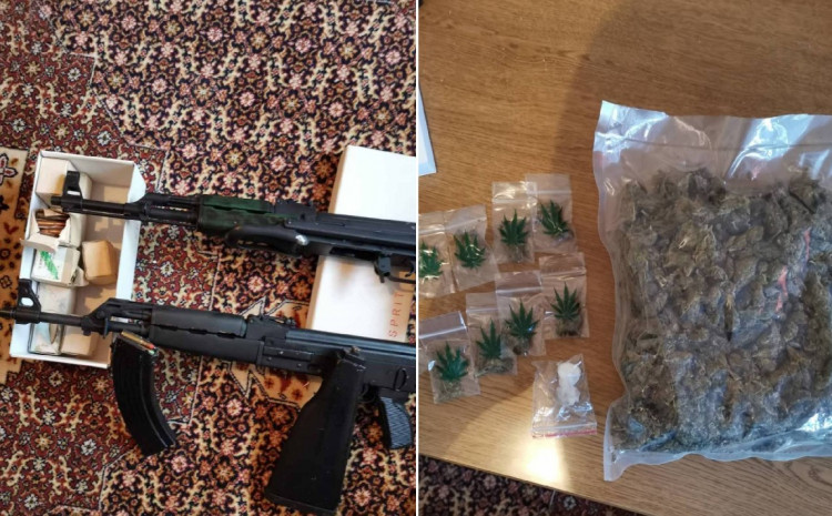 Policija u stanu na Grbavici pronašla drogu, puške i municiju