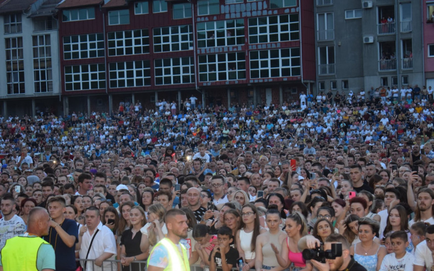 Koncertu je prisustvovalo više od 20 hiljada ljudi