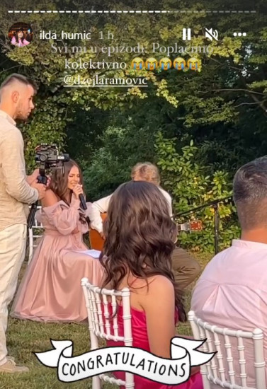 Džejla zapjevala na svadbi