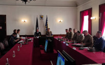 Sastanak Roba Bauera i delegacije Oružanih snaga koju predvodi Senad Mašović