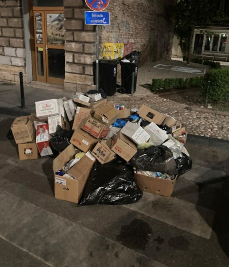  Sramotno ponašanje privrednih subjekata na Baščaršiji i nepropisno odlaganje otpada neće se više tolerisati 