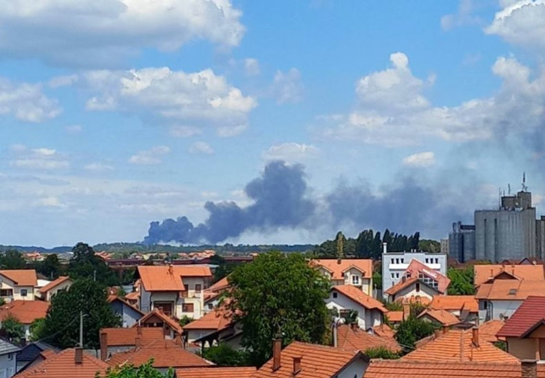 Požar u firmi u selu Brodac