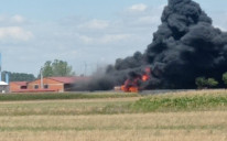 Požar u firmi u selu Brodac