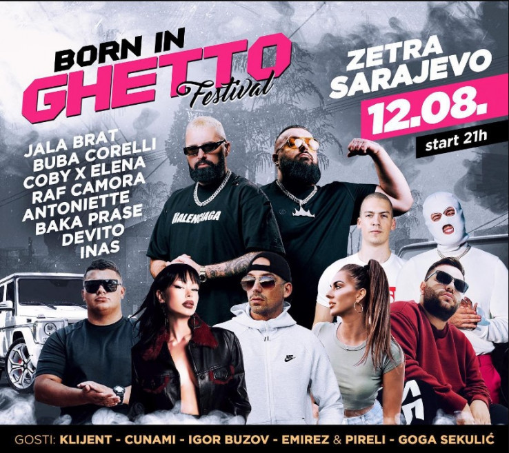 Muzički spektakl "Born In Ghetto" okupit će najveće pop, trap i hip-hop zvijezde