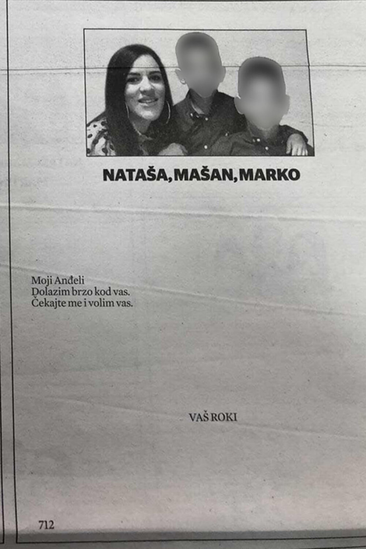 Opraštanje od Nataše, Mašana i Marka