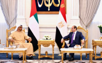Muhamed bin Zajed Al Nahjan i Abdel Fatah al-Sisi 