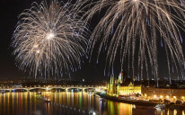 Spektakularan vatromet u Budimpešti