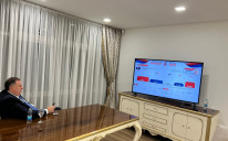 Milorad Dodik prati izborne rezultate