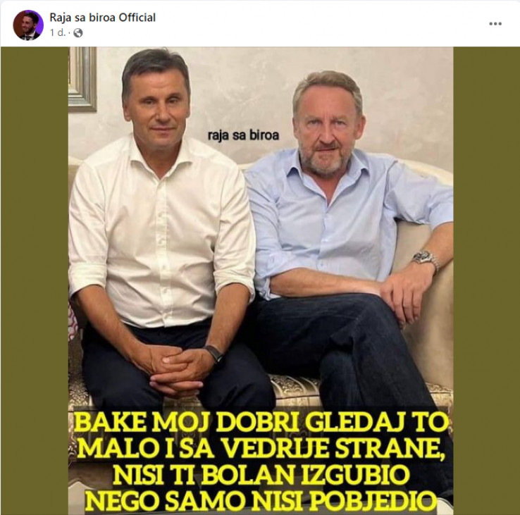 Brojne reakcije na poraz Bakira Izetbegovića na Facebooku