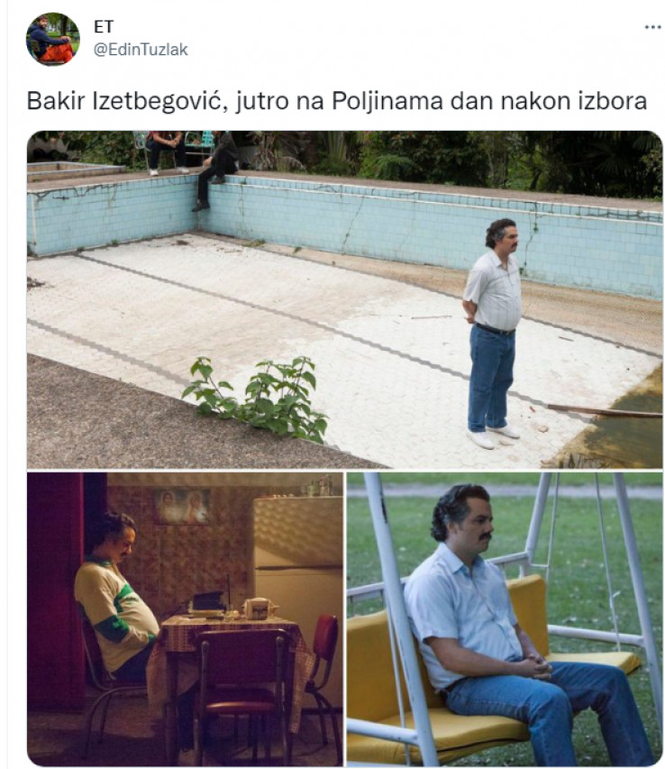 Brojne reakcije na poraz Bakira Izetbegovića na Twitteru
