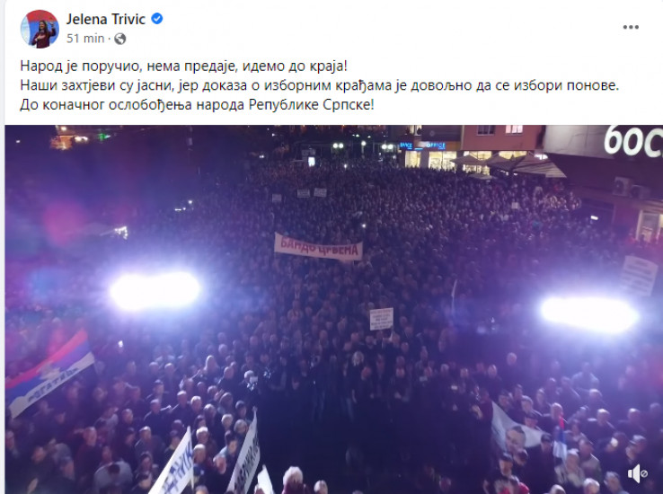 Facebook status Jelene Trivić