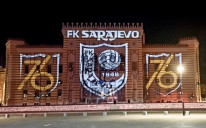 Vijećnica u bojama FK Sarajevo