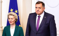 Ursula fon der Lejen i Milorad Dodik