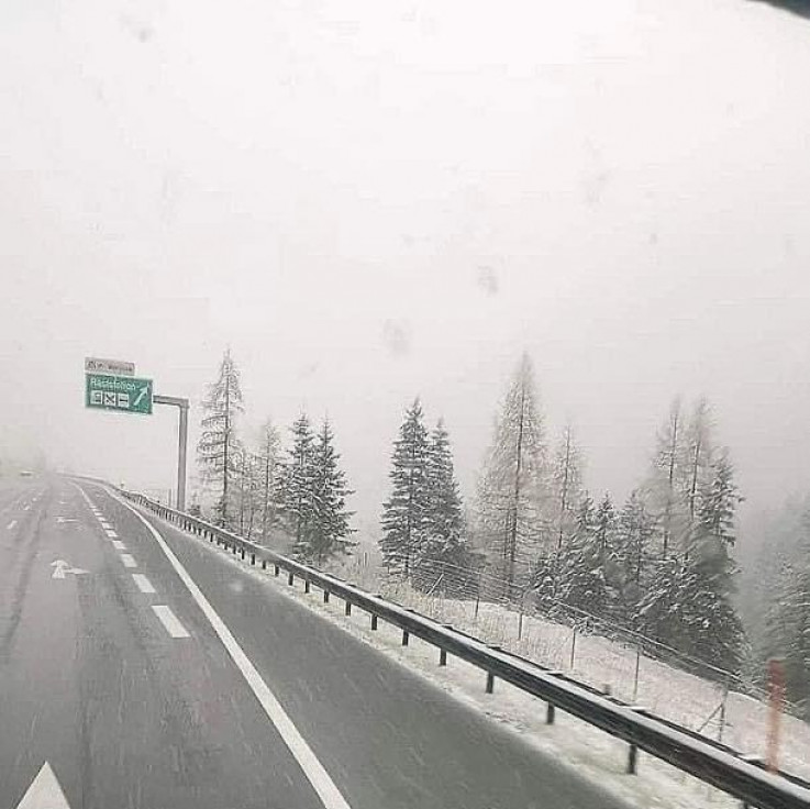 Pao snijeg u Austriji