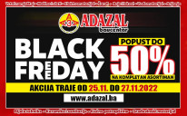 Black Friday u Adazalu od 25.11 do 27.11.2022.