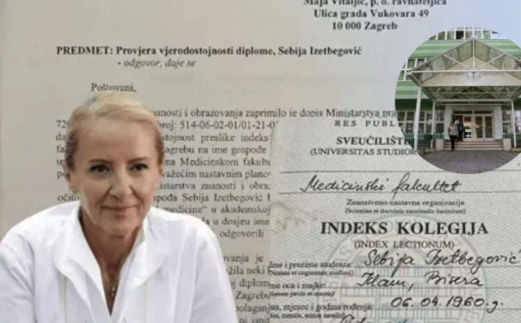 Desna ruka Sebije Izetbegović na KCUS Enra Suljić kazala je da je dokumentaciju trebao čuvati Medicinski fakultet i UNSA-a
